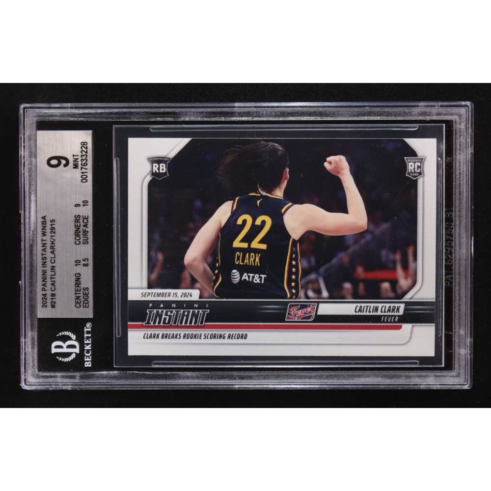 Caitlin Clark 2024-25 Panini Instant WNBA #218 RC #1/12915 (BGS 9) at PristineAuction.com