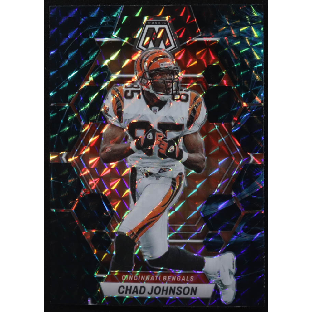 Chad Johnson 2023 Panini Mosaic Mosaic Reactive Blue #47 at PristineAuction.com