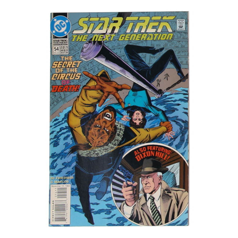 1993 "Star Trek: The Next Generation" Issue #54 DC Comic Book at PristineAuction.com