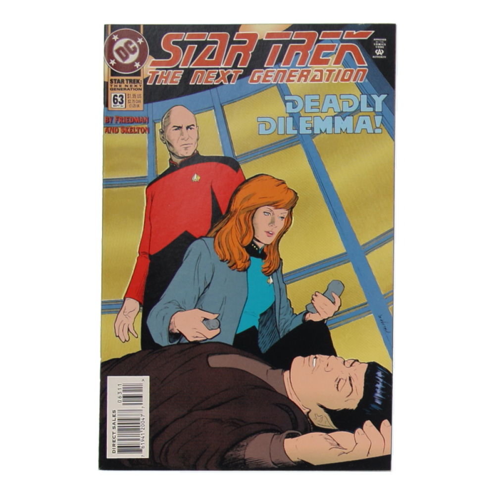 1994 "Star Trek: The Next Generation" Issue #63 DC Comic Book at PristineAuction.com