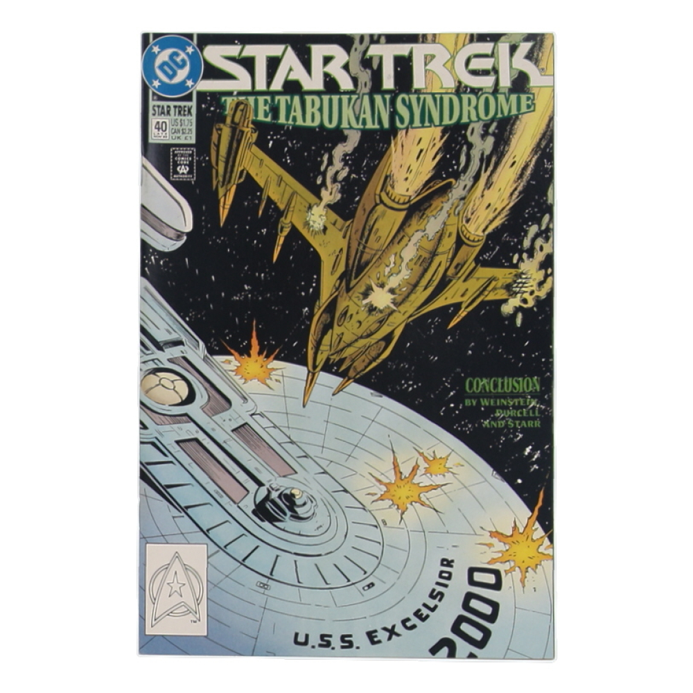 1992 "Star Trek: The Tabukan Syndrome" Issue #40 DC Comic Book at PristineAuction.com