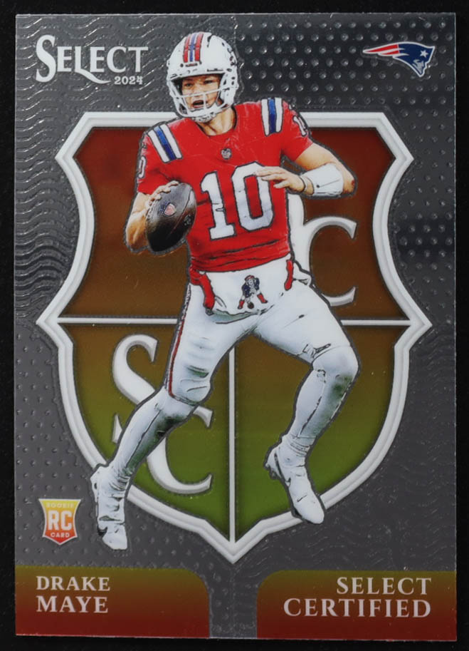 Drake Maye 2024 Select Select Certified Rookies #3 RC at PristineAuction.com Drake Maye 2024 Select Select Certified Rookies #3 RC at PristineAuction.com