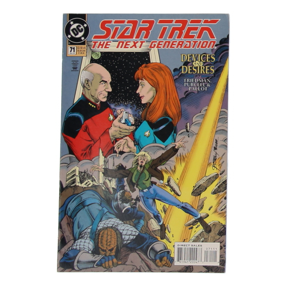 1995 "Star Trek: The Next Generation" Issue #71 DC Comic Book at PristineAuction.com