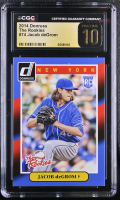 Jacob DeGrom 2014 Donruss The Rookies #74 RC (CGC 10 | Black Label) at PristineAuction.com