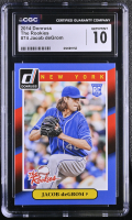 Jacob DeGrom 2014 Donruss The Rookies #74 RC (CGC 10) at PristineAuction.com