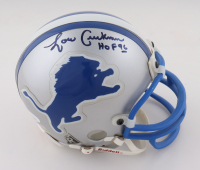 Lou Creekmur Signed Lions Throwback Alternate Mini Helmet Inscribed "HOF 96" (JSA) at PristineAuction.com