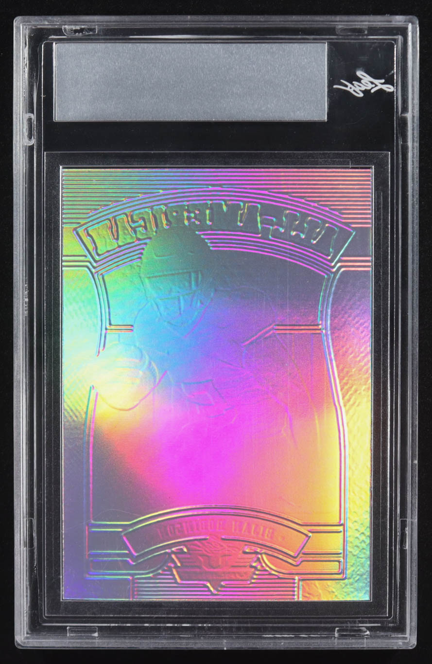 Bijan Robinson 2022 Leaf Valiant Football All-American Pre-Production Proof Prismatic Snakeskin #NN #1/1 RC (Leaf) at PristineAuction.com Bijan Robinson 2022 Leaf Valiant Football All-American Pre-Production Proof Prismatic Snakeskin #NN #1/1 RC (Leaf) at PristineAuction.com