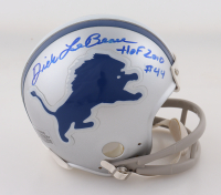 Dick LeBeau Signed Lions Throwback Alternate Mini Helmet Inscribed "HOF 2010" (JSA) at PristineAuction.com