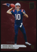 Drake Maye 2024 Elite Maroon #185 #194/249 RC at PristineAuction.com
