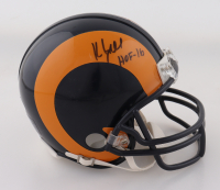 Kevin Greene Signed Rams Throwback Alternate Mini Helmet Inscribed "HOF - 16" (JSA) at PristineAuction.com