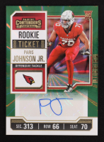 Paris Johnson Jr. 2023 Panini Contenders Rookie Ticket #151 AU RC at PristineAuction.com