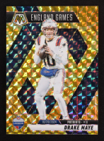 Drake Maye 2025 Panini Mosaic Mosaic Reactive Yellow #258 IG at PristineAuction.com