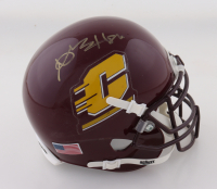 Antonio Brown Signed Central Michigan Chippewas Mini Helmet (JSA) at PristineAuction.com