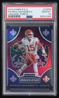 Patrick Mahomes II 2019 Panini Rookies & Stars Crusade Purple #CS-PM #22/35 (PSA 10) at PristineAuction.com