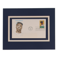 Jackie Robinson Dodgers Custom Matted 19832 FDC Envelope at PristineAuction.com