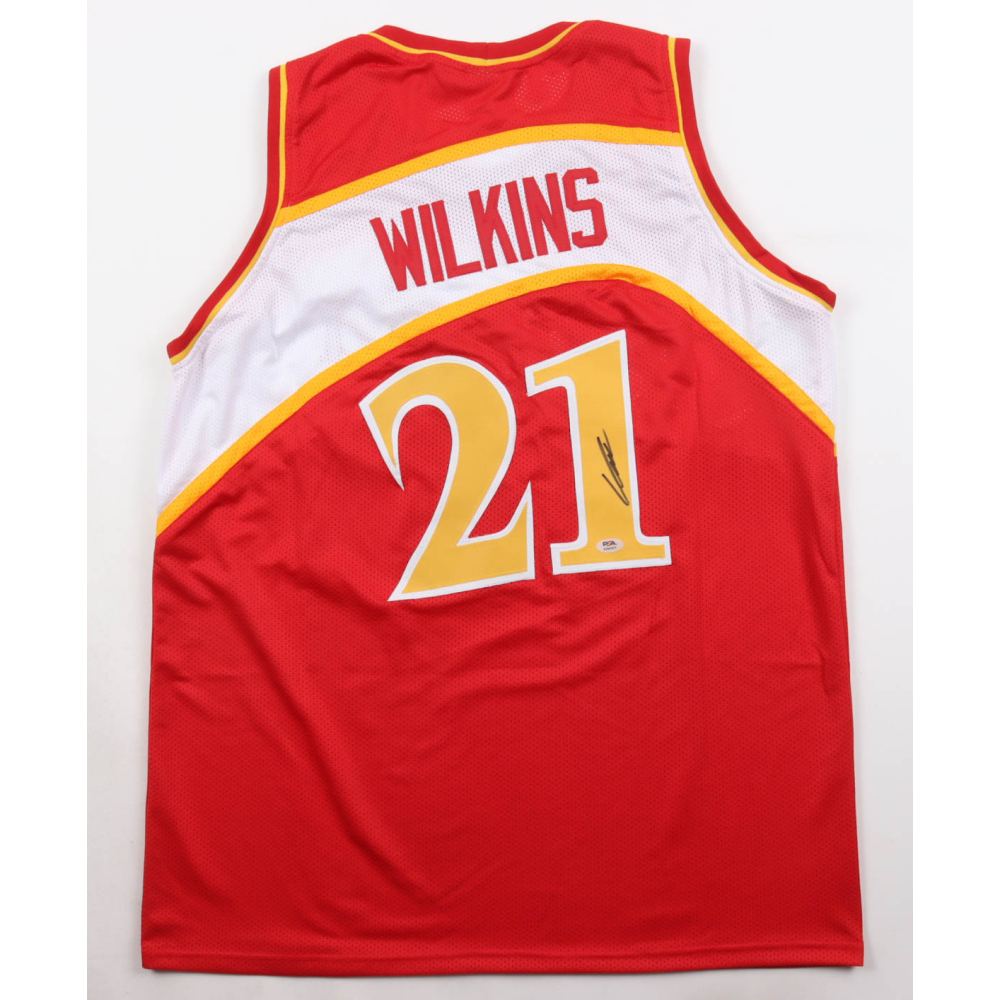 Dominique Wilkins Signed Jersey (PSA) at PristineAuction.com