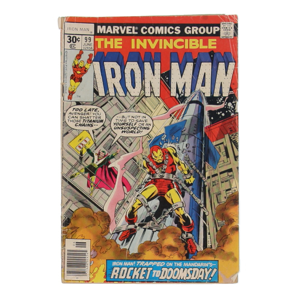 1977 "The Invincible Iron Man" Issue #99 Marvel Comic Book at PristineAuction.com