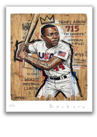 Richard Gene Barbera Signed LE "What if - "Aaron Team USA" 2026 10x12 Original Art Print (Barbera) at PristineAuction.com