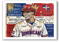 Richard Gene Barbera Signed LE "Classic Series - "Soto Team DR" 2026 14x12 Original Art Print (Barbera) at PristineAuction.com