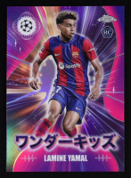 Lamine Yamal 2023-24 Topps Chrome UEFA Club Competitions Japan Wonderkids #WK3 RC at PristineAuction.com