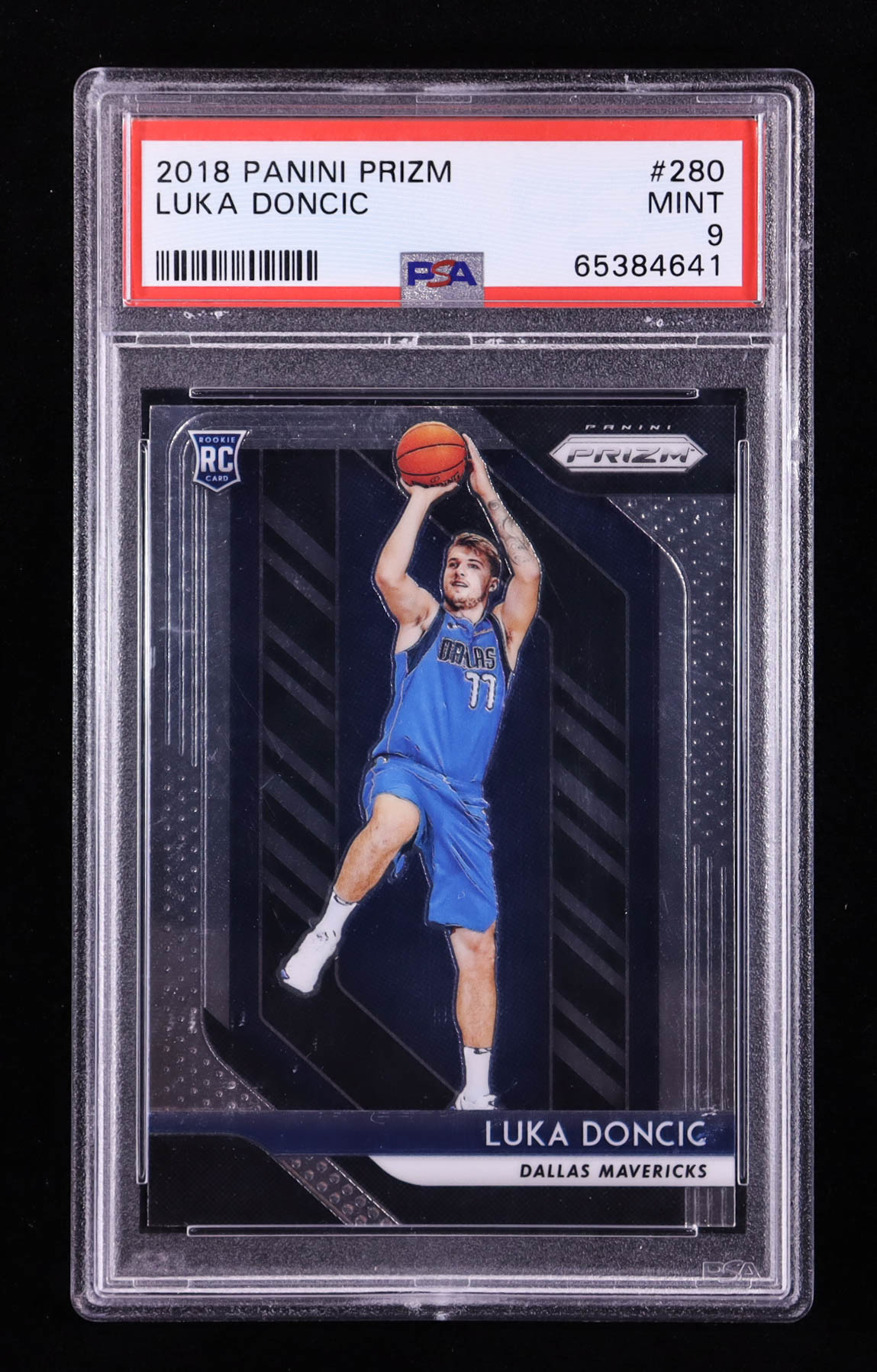 Luka Doncic 2018-19 Panini Prizm #280 RC (PSA 9) at PristineAuction.com Luka Doncic 2018-19 Panini Prizm #280 RC (PSA 9) at PristineAuction.com