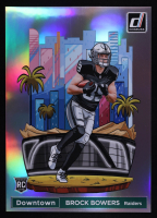 Brock Bowers 2024 Donruss Downtown Oversize #17 RC at PristineAuction.com
