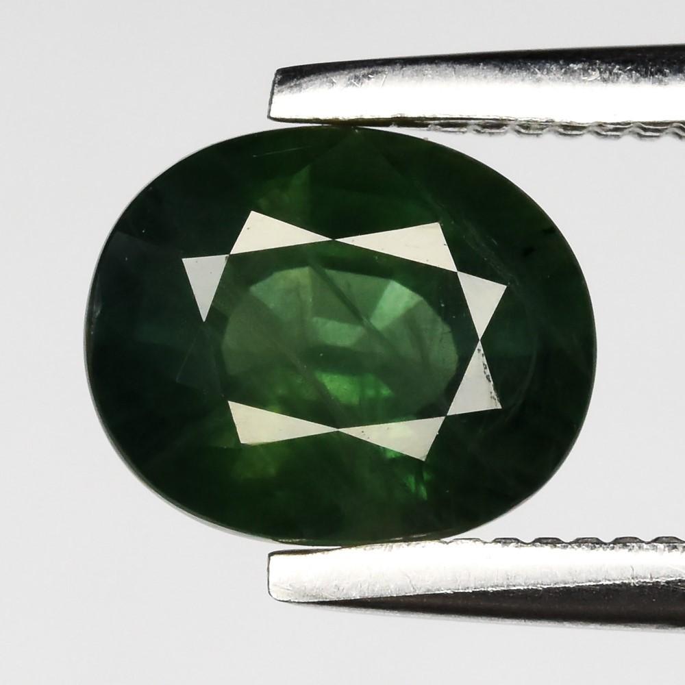 1.08 Carats Natural Green Sapphire Loose at PristineAuction.com 1.08 Carats Natural Green Sapphire Loose at PristineAuction.com