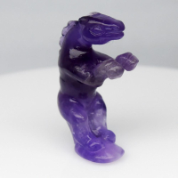 19.38 Carats Natural Amethyst Carving of a Dragon at PristineAuction.com