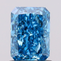 1.12 Carats Lab Grown Fancy Vivid Blue Diamond Loose VS2 | $2,250 Estimated Retail Value (UGL & IGI Certs) | Radiant Cut at PristineAuction.com