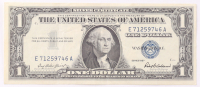 1957 $1 United States Treasury Blue Seal Silver Certificate Paper Bank Note at PristineAuction.com