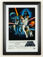 1977 "Star Wars: A New Hope" Custom Framed Print at PristineAuction.com