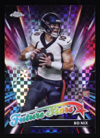 Bo Nix 2024 Topps Chrome Future Stars Xfractors #FS4 RC at PristineAuction.com