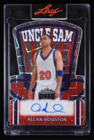 Allan Houston 2025 Leaf Metal Independence Day Uncle Sam Autographs Laser #USAH1 #1/1 at PristineAuction.com