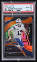 Josh Allen 2023 Panini Select Die-Cut Orange Prizm #252 #369/399 (PSA 10) (See Description) at PristineAuction.com