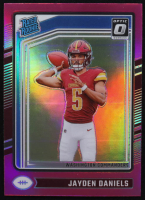Jayden Daniels 2024 Donruss Optic Pink #248 RR RC at PristineAuction.com