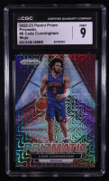 Cade Cunningham 2022-23 Panini Prizm Prizmatic Prizms Mojo #8 #06/25 (CGC 9) at PristineAuction.com