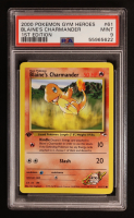 Blaine's Charmander 2000 Pokemon Gym Heroes 1st Edition #61 (PSA 9) at PristineAuction.com