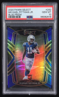 Michael Pittman Jr. 2020 Panini Select Blue Prizm #262 RC #30/75 (PSA 10) at PristineAuction.com