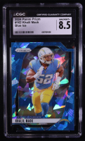 Khalil Mack 2024 Panini Prizm Prizms Blue Ice #162 #66/99 (CGC 8.5) at PristineAuction.com