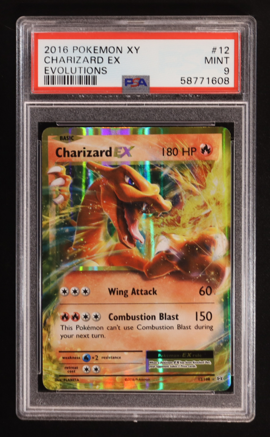 Charizard EX 2016 Pokemon XY Evolutions #12 (PSA 9) at PristineAuction.com Charizard EX 2016 Pokemon XY Evolutions #12 (PSA 9) at PristineAuction.com