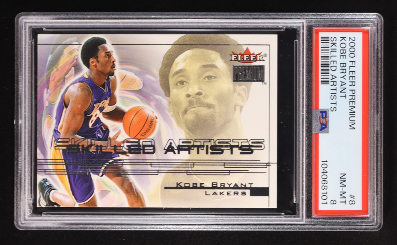 Kobe Bryant 2000-01 Fleer Premium Skilled Artists #SA8 (PSA 8) at PristineAuction.com Kobe Bryant 2000-01 Fleer Premium Skilled Artists #SA8 (PSA 8) at PristineAuction.com