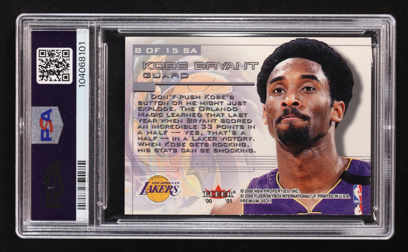 Kobe Bryant 2000-01 Fleer Premium Skilled Artists #SA8 (PSA 8) at PristineAuction.com Kobe Bryant 2000-01 Fleer Premium Skilled Artists #SA8 (PSA 8) at PristineAuction.com