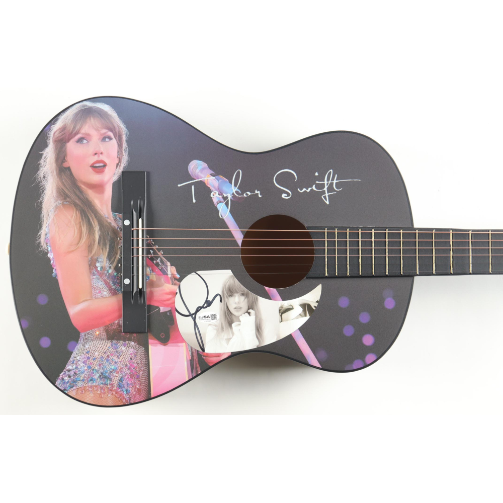 Taylor Swift Guitar with Signed Custom Insert Pickguard (JSA) at PristineAuction.com