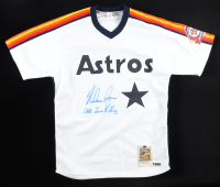 Nolan Ryan Signed Astros Mitchell & Ness Authentic Jersey Inscribed "All Time K King" (Schulte Sports) at PristineAuction.com