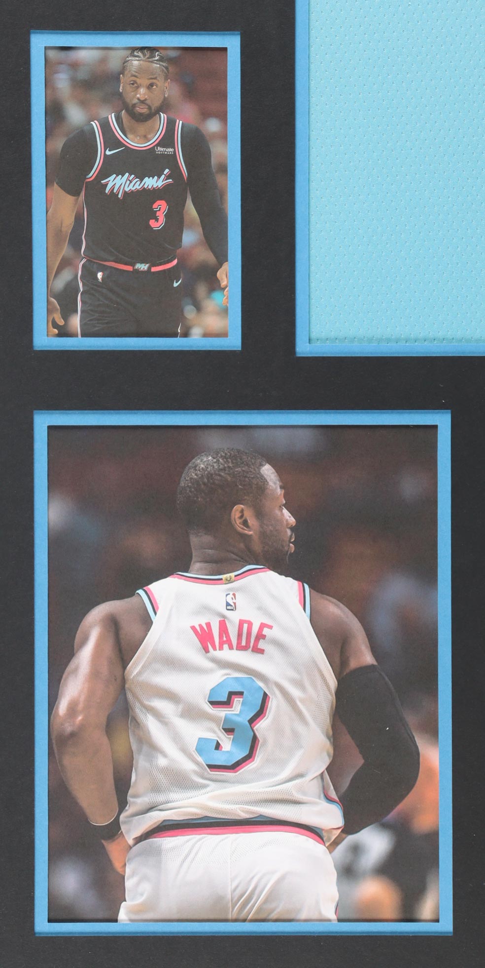 Dwayne Wade Signed Custom Framed Jersey Display with Photos (Fanatics) at PristineAuction.com Dwayne Wade Signed Custom Framed Jersey Display with Photos (Fanatics) at PristineAuction.com