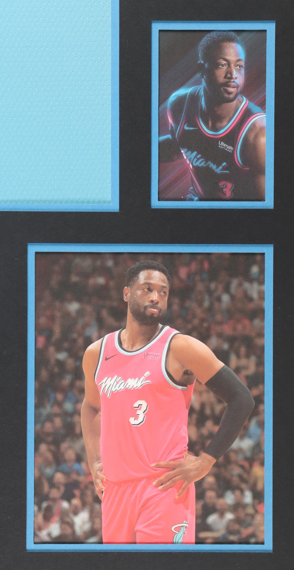 Dwayne Wade Signed Custom Framed Jersey Display with Photos (Fanatics) at PristineAuction.com Dwayne Wade Signed Custom Framed Jersey Display with Photos (Fanatics) at PristineAuction.com