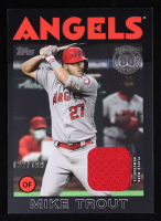 Mike Trout 2021 Topps '86 Topps Relics Black #86RMT #122/199 at PristineAuction.com