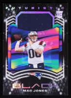 Mac Jones 2021 Panini Black Futuristic Jerseys Silver #5 #70/99 RC at PristineAuction.com