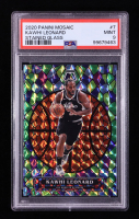 Kawhi Leonard 2020-21 Panini Mosaic Stained Glass #7 (PSA 9) at PristineAuction.com
