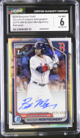Braden Montgomery 2025 Bowman Chrome Prospect Autographs Refractors #CPABM #499/499 RC (CGC 6 | Autograph Grade CGC 10) at PristineAuction.com